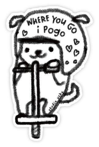 Pogo sticker